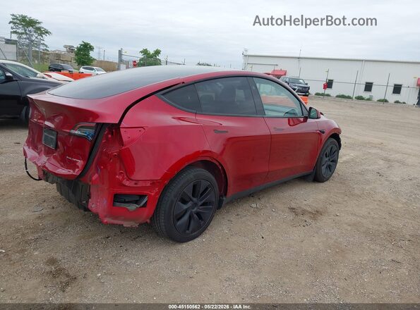7SAYGDEE8SF280669 2025 TESLA MODEL Y Red Задня права чверть