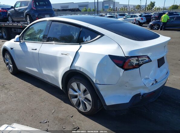 7SAYGDEE9PA034752 2023 TESLA MODEL Y White Հետևի ձախ