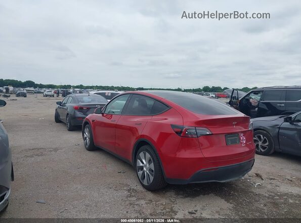 7SAYGDEE9PA094210 2023 TESLA MODEL Y Red Rear left