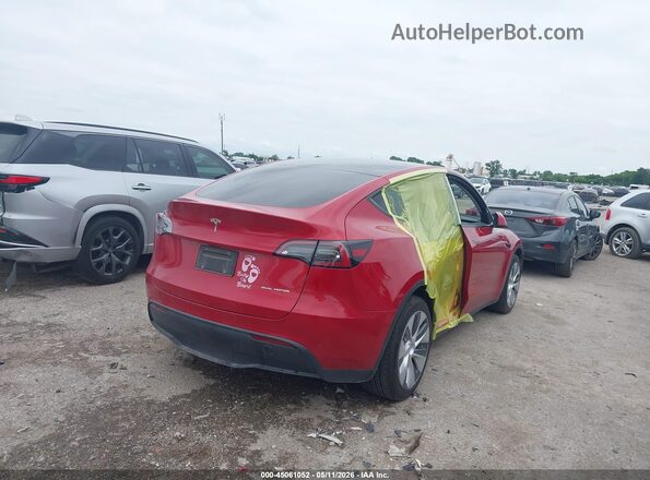 7SAYGDEE9PA094210 2023 TESLA MODEL Y Red Rear right