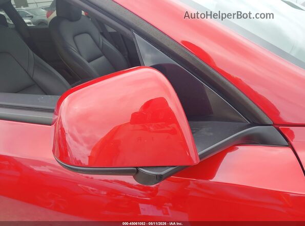 7SAYGDEE9PA094210 2023 TESLA MODEL Y Red Front interior view