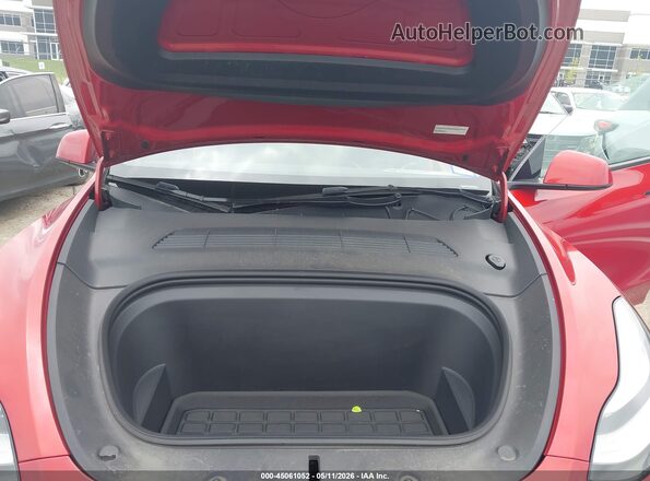 7SAYGDEE9PA094210 2023 TESLA MODEL Y Red Rear view