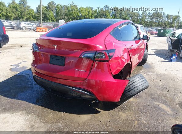 7SAYGDEE9PF613033 2023 TESLA MODEL Y Red Задня права чверть