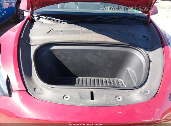 7SAYGDEE9PF613033 2023 TESLA MODEL Y Red Вид ззаду
