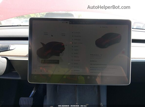 7SAYGDEE9PF613033 2023 TESLA MODEL Y Red 