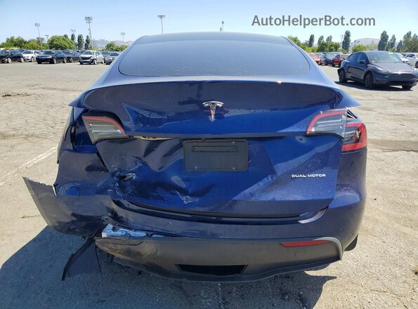 7SAYGDEE9PF748576 2023 TESLA MODEL Blue Vista trasera