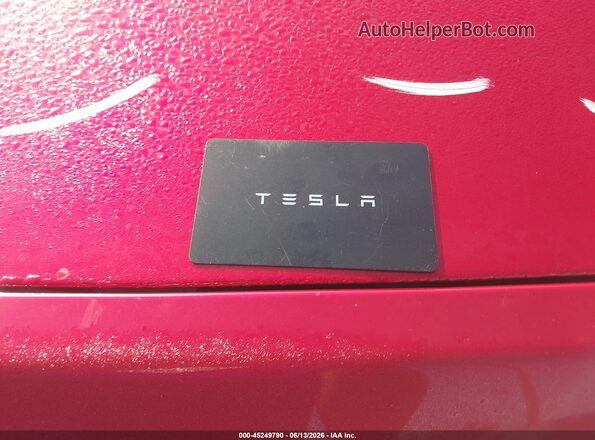 7SAYGDEE9RA266707 2024 TESLA MODEL Y Red Առջևի վահանակի տեսք