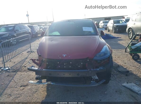 7SAYGDEE9RA266707 2024 TESLA MODEL Y Red Սարքավորումների վահանակի տեսք