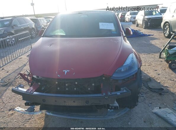 7SAYGDEE9RA266707 2024 TESLA MODEL Y Red Հետևի տեսք