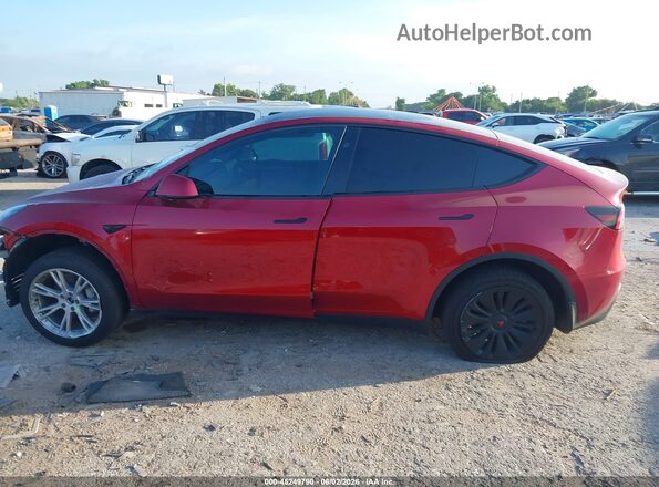 7SAYGDEE9RA266707 2024 TESLA MODEL Y Red Սալոնի 360 աստիճան տեսք