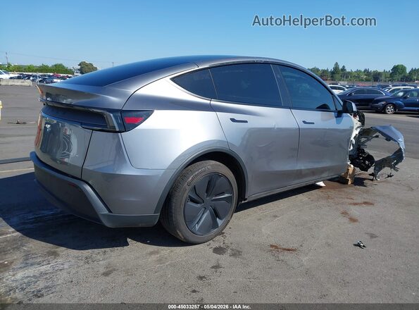 7SAYGDEE9TF364775 2026 TESLA MODEL Y Серебряный Задняя правая четверть