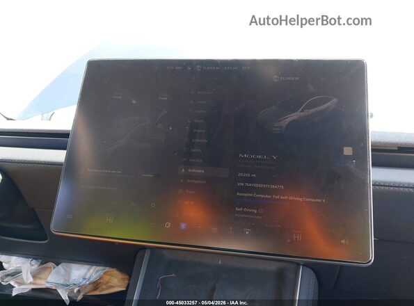 7SAYGDEE9TF364775 2026 TESLA MODEL Y Серебряный Вид задних сидений