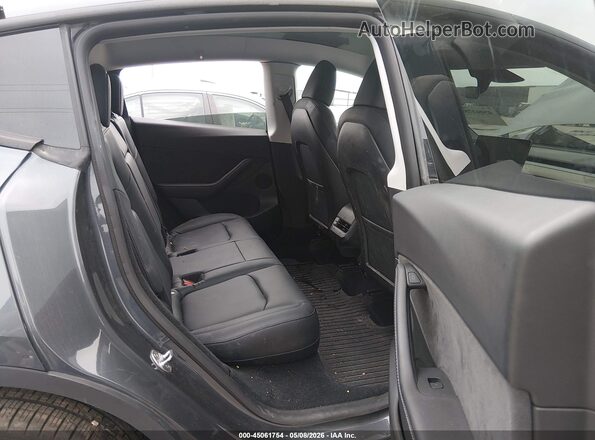7SAYGDEEXNA002177 2022 TESLA MODEL Y Gray VIN sticker view