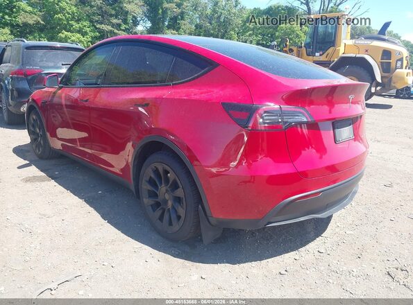 7SAYGDEEXNF463530 2022 TESLA MODEL Y Red Հետևի ձախ