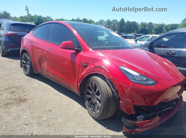 7SAYGDEEXNF463530 2022 TESLA MODEL Y Red Դիմացի տեսք