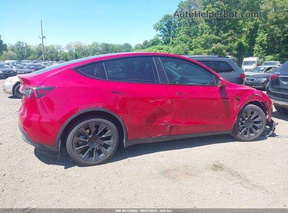 7SAYGDEEXNF463530 2022 TESLA MODEL Y Red Սարքավորումների վահանակի տեսք