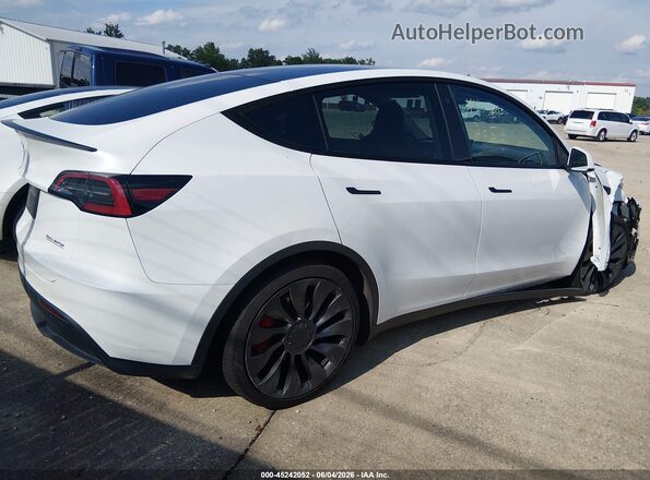 7SAYGDEF0NF308168 2022 TESLA MODEL Y White Rear right