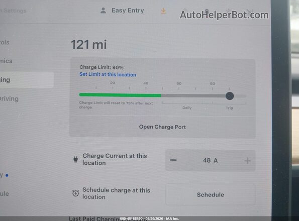 7SAYGDEF0NF406598 2022 TESLA MODEL Y White 