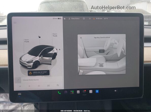 7SAYGDEF0NF406598 2022 TESLA MODEL Y White 