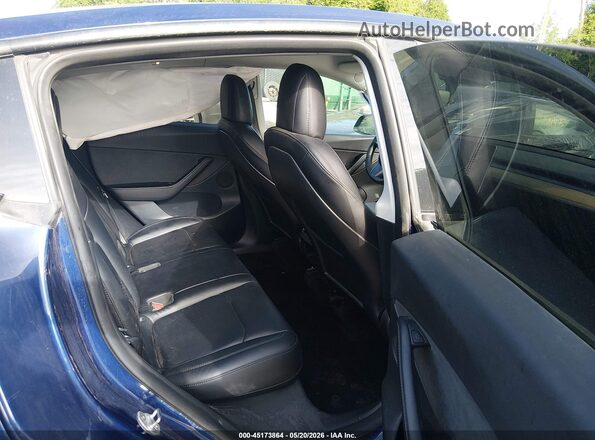 7SAYGDEF0NF443327 2022 TESLA MODEL Y Синий Вид наклейки с VIN-кодом