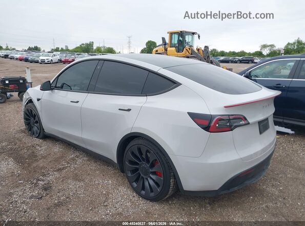 7SAYGDEF1PF590677 2023 TESLA MODEL Y Gray უკანა მარცხენა