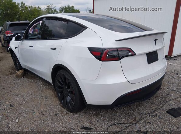 7SAYGDEF1PF700983 2023 TESLA MODEL Y White უკანა მარცხენა