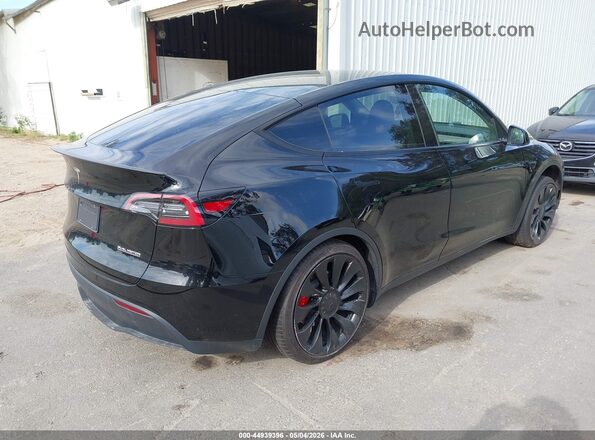 7SAYGDEF1PF766563 2023 TESLA MODEL Y Black Задня права чверть