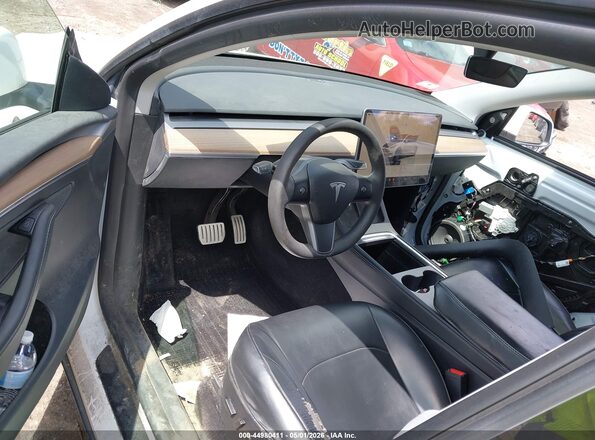 7SAYGDEF1PF797800 2023 TESLA MODEL Y White Սալոնի դիմացի տեսք