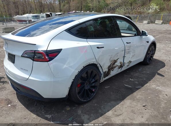 7SAYGDEF1PF797800 2023 TESLA MODEL Y White Հետևի աջ