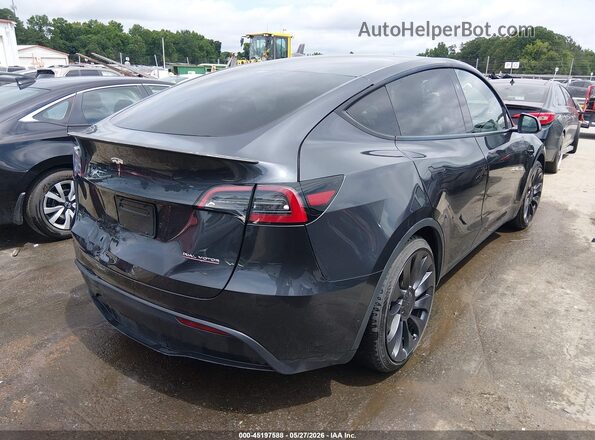 7SAYGDEF1RF034906 2024 TESLA MODEL Y Gray Rear right