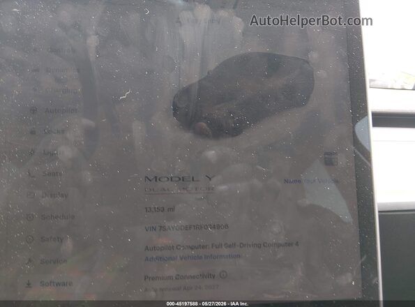 7SAYGDEF1RF034906 2024 TESLA MODEL Y Gray 