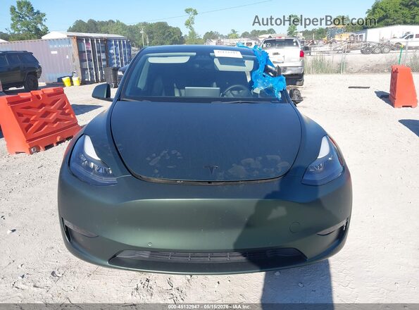 7SAYGDEF2NF336196 2022 TESLA MODEL Y Green Вид щитка приладів