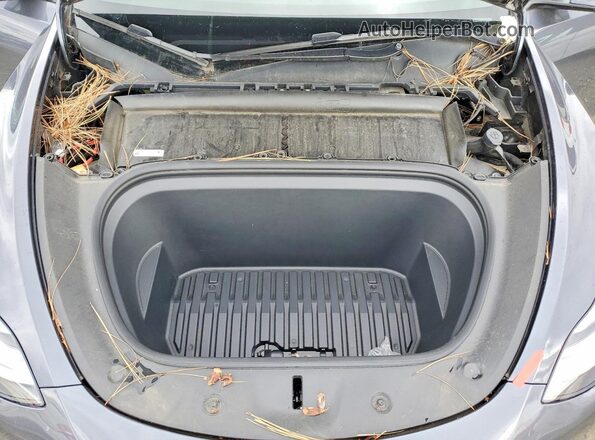 7SAYGDEF2NF404092 2022 TESLA MODEL Серый Вид задней части салона