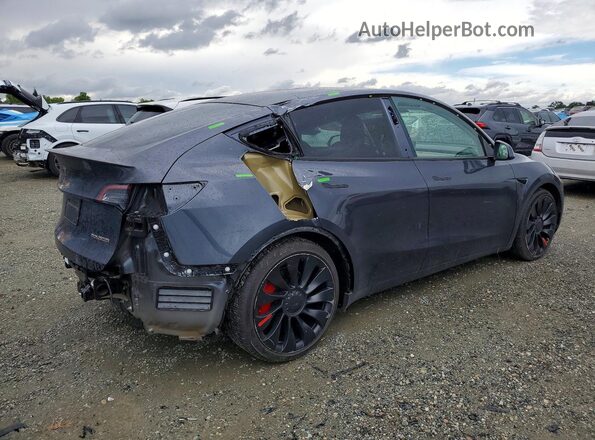 7SAYGDEF2NF404092 2022 TESLA MODEL Серый Задняя правая четверть