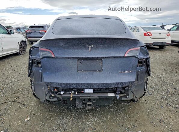 7SAYGDEF2NF404092 2022 TESLA MODEL Серый Вид сзади