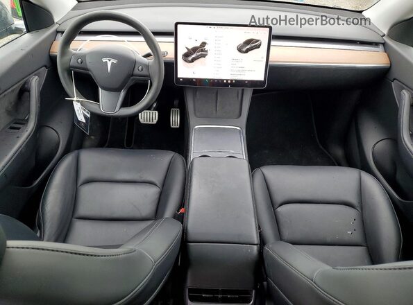 7SAYGDEF2NF404092 2022 TESLA MODEL Серый Вид панели приборов