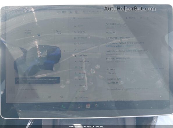 7SAYGDEF2NF573786 2022 TESLA MODEL Y Серый 