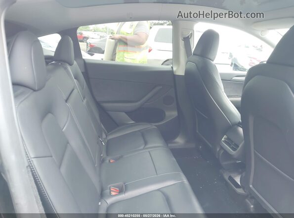 7SAYGDEF2PF863870 2023 TESLA MODEL Y Black Widok naklejki z numerem VIN