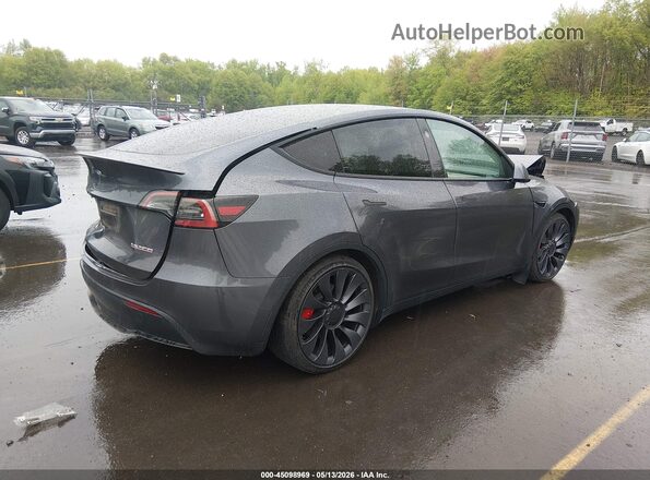 7SAYGDEF2PF912338 2023 TESLA MODEL Y Gray Հետևի նստատեղերի տեսք
