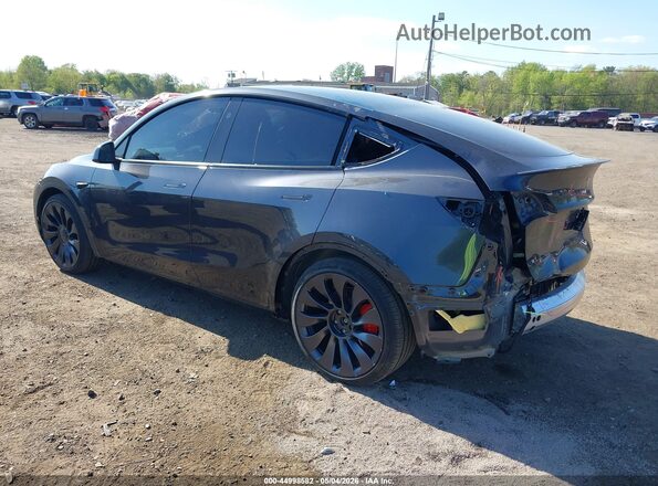 7SAYGDEF2RA333527 2024 TESLA MODEL Y Gray Հետևի ձախ