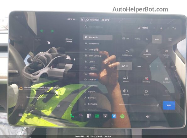 7SAYGDEF3NF379669 2022 TESLA MODEL Y Белый 