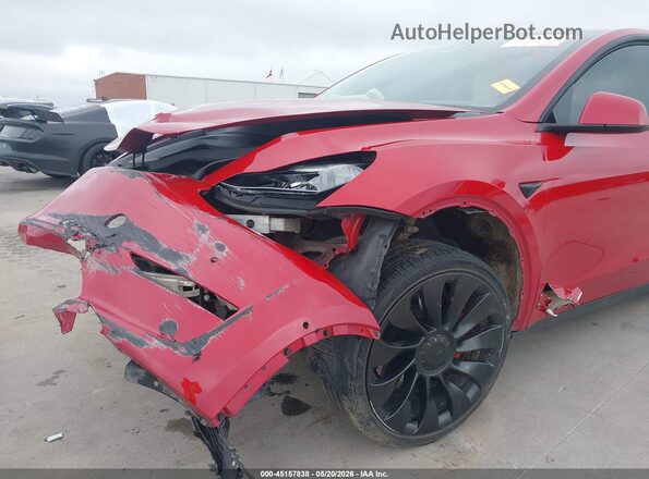 7SAYGDEF3NF488410 2022 TESLA MODEL Y Red 