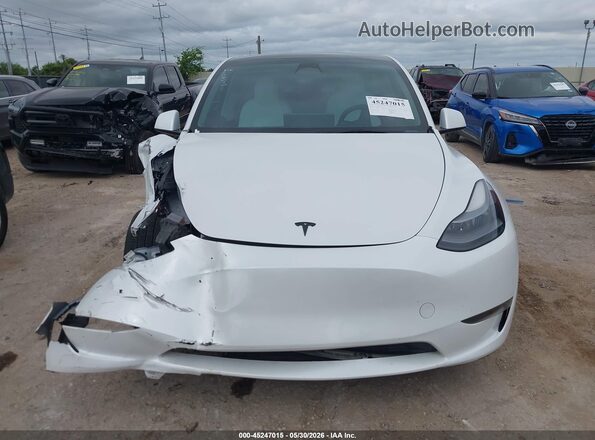 7SAYGDEF3PF695026 2023 TESLA MODEL Y White წინა პანელის ხედი