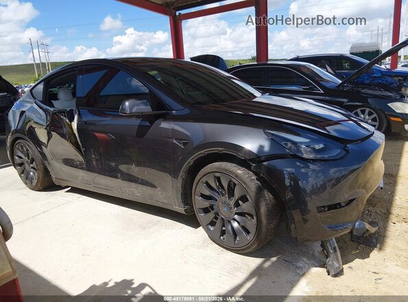 7SAYGDEF4RF029389 2024 TESLA MODEL Y Черный Вид задней части салона