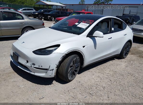 7SAYGDEF5NF522847 2022 TESLA MODEL Y White Front left