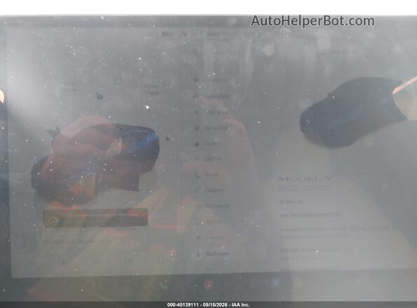 7SAYGDEF5PF621302 2023 TESLA MODEL Y Blue უკანა სავარძლების ხედი