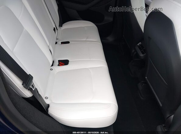 7SAYGDEF5PF621302 2023 TESLA MODEL Y Blue VIN კოდის სტიკერის ხედი