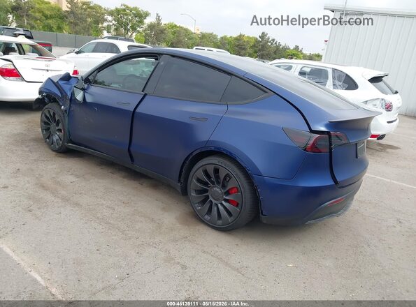 7SAYGDEF5PF621302 2023 TESLA MODEL Y Blue უკანა მარცხენა