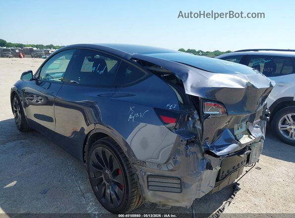 7SAYGDEF5PF668944 2023 TESLA MODEL Y Blue Trasero izquierdo
