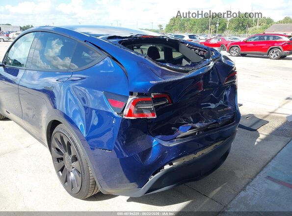 7SAYGDEF6NF382419 2022 TESLA MODEL Y Blue Вид спереду